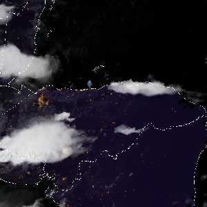 météo tropicale : Image satellite .