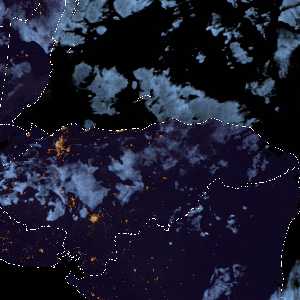 météo tropicale : Image satellite .