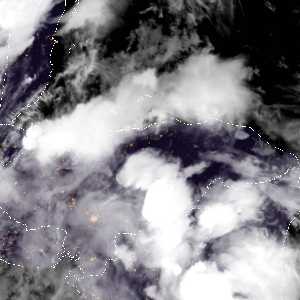 météo tropicale : Image satellite .