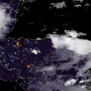 météo tropicale : Image satellite .