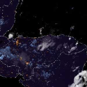 météo tropicale : Image satellite .