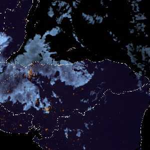 météo tropicale : Image satellite .