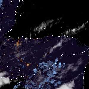 météo tropicale : Image satellite .
