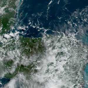 météo tropicale : Image satellite .