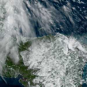 météo tropicale : Image satellite .
