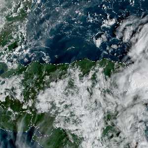 météo tropicale : Image satellite .