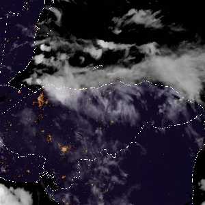 météo tropicale : Image satellite .