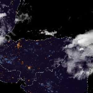 météo tropicale : Image satellite .