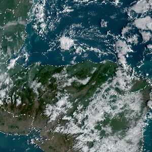 météo tropicale : Image satellite .