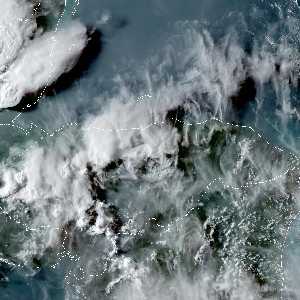 météo tropicale : Image satellite .