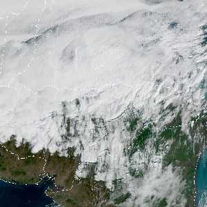 météo tropicale : Image satellite .
