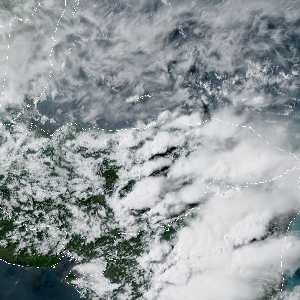 météo tropicale : Image satellite .