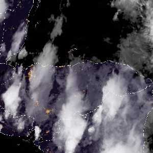 météo tropicale : Image satellite .