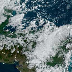 météo tropicale : Image satellite .