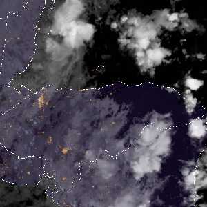 météo tropicale : Image satellite .