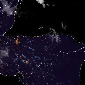 météo tropicale : Image satellite .