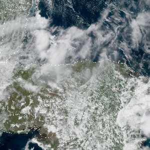 météo tropicale : Image satellite .