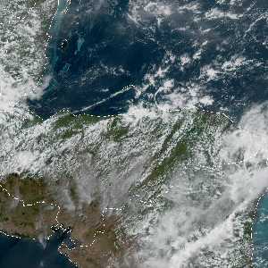 météo tropicale : Image satellite .