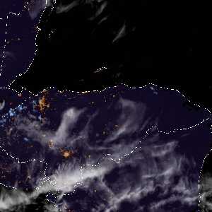 météo tropicale : Image satellite .