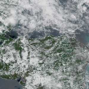 météo tropicale : Image satellite .