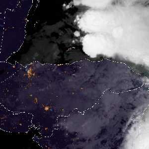 météo tropicale : Image satellite .