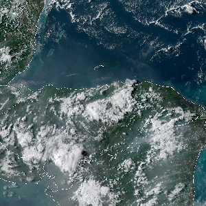 météo tropicale : Image satellite .