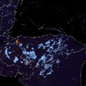 météo tropicale : Image satellite .