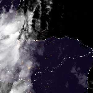 météo tropicale : Image satellite .