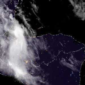 météo tropicale : Image satellite .