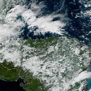 météo tropicale : Image satellite .