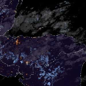 météo tropicale : Image satellite .