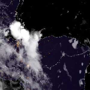 météo tropicale : Image satellite .