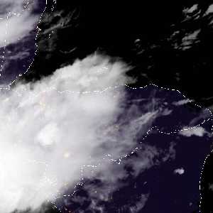 météo tropicale : Image satellite .