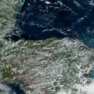 météo tropicale : Image satellite .