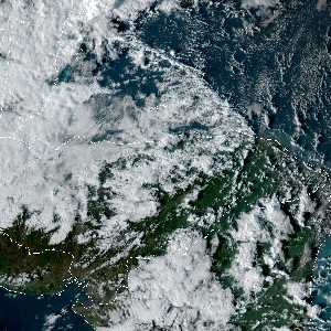 météo tropicale : Image satellite .