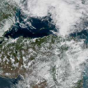 météo tropicale : Image satellite .