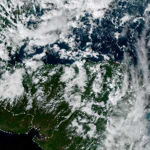 météo tropicale : Image satellite .