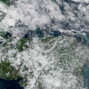 météo tropicale : Image satellite .