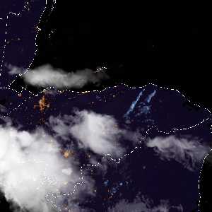 météo tropicale : Image satellite .
