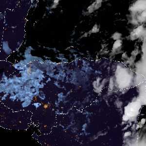 météo tropicale : Image satellite .