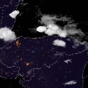 météo tropicale : Image satellite .
