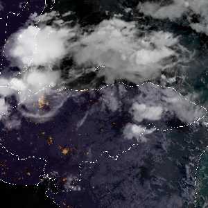 météo tropicale : Image satellite .