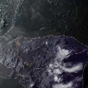 météo tropicale : Image satellite .