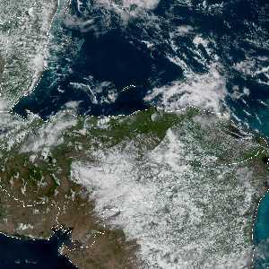 météo tropicale : Image satellite .