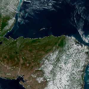 météo tropicale : Image satellite .