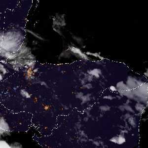 météo tropicale : Image satellite .