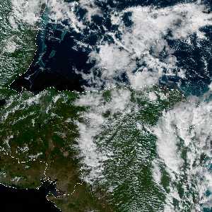 météo tropicale : Image satellite .