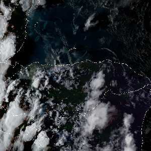 météo tropicale : Image satellite .