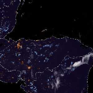 météo tropicale : Image satellite .