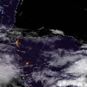 météo tropicale : Image satellite .